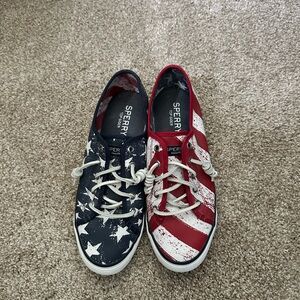 Super stylish Sperry Stars and Stripes Sneakers